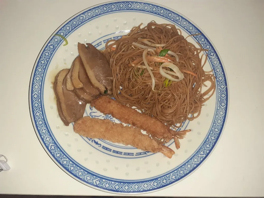 Tempura Canard Laqué Et Nouilles